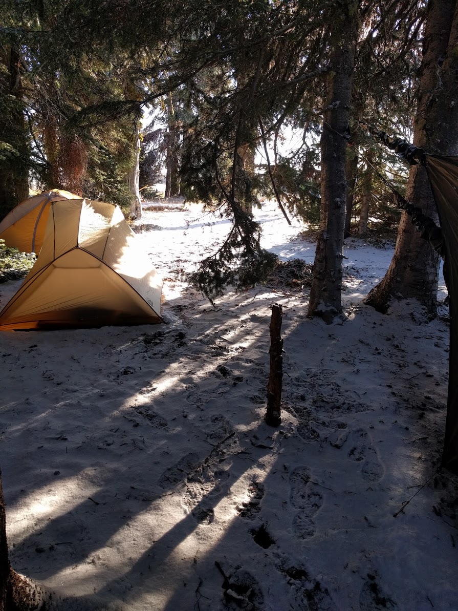 Snow camping